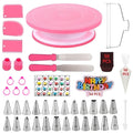 YOQXHY Cake Decorating Kit, 190 Pcs Baking Supplies (Pink)