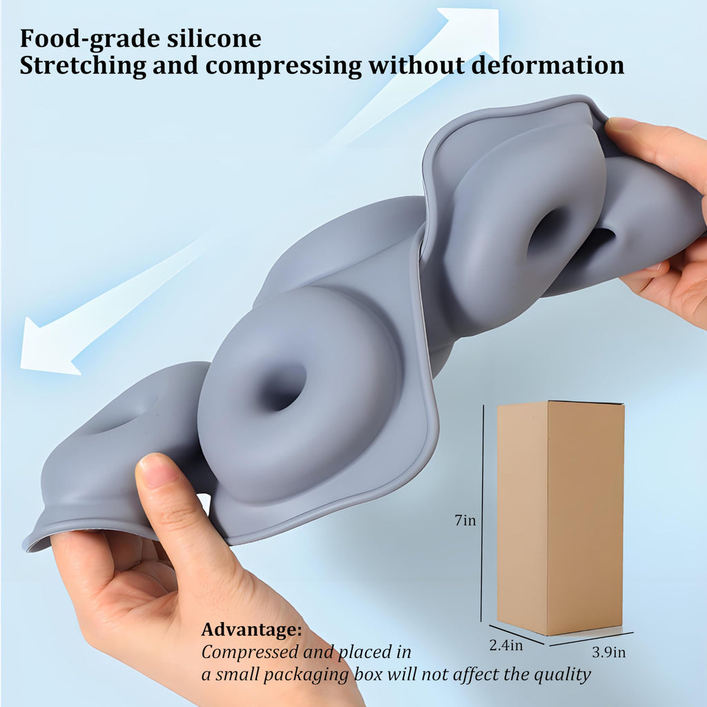 SoKalChw Thickened Silicone Cake Pan and Moldes Para Gelatinas, Heavy Duty Toast Cake Mold for Baking, BPA Free, Mint Green (Rectangle: 5.3inx9.6inx2.7in / 1Pcs)