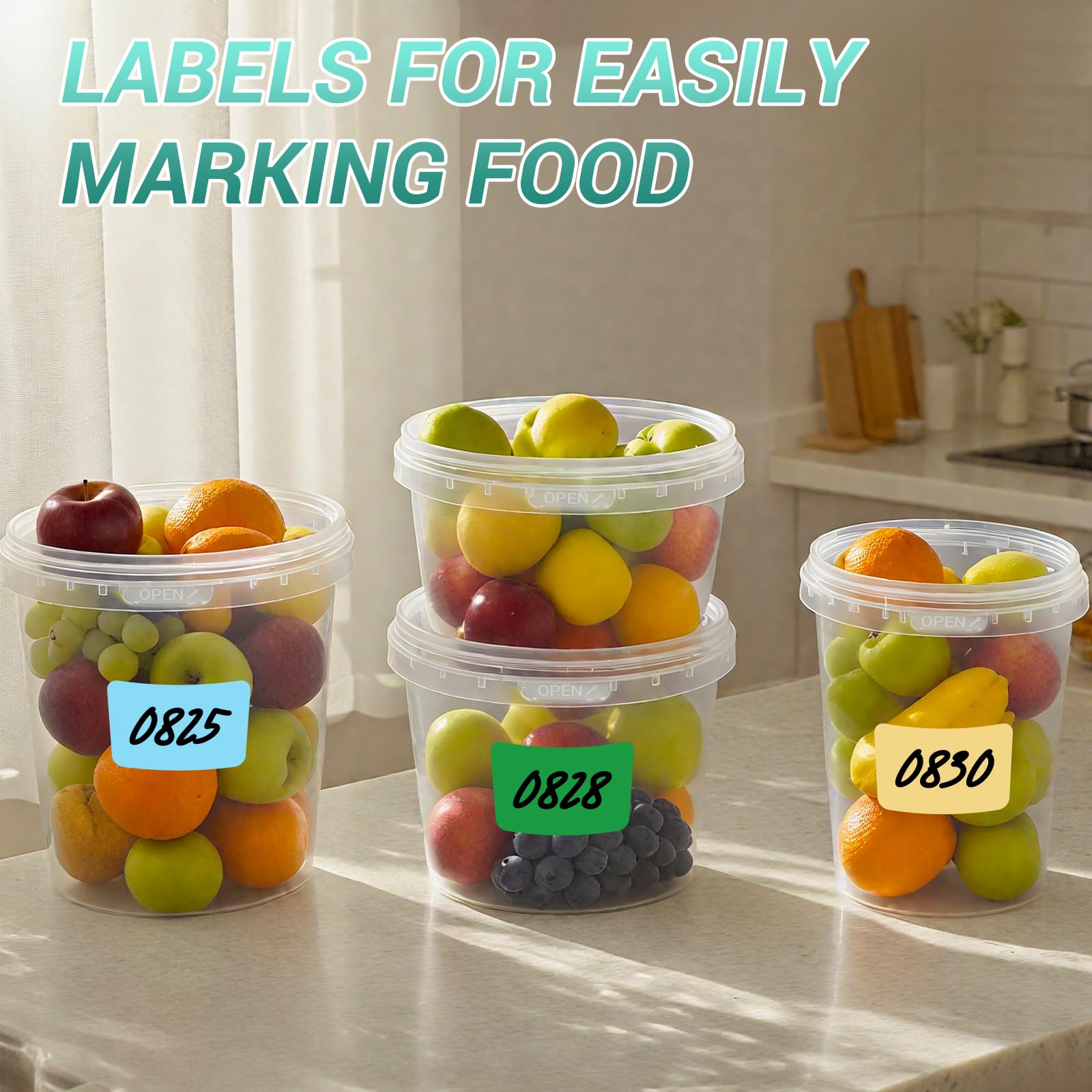 UMETASS Food Storage Containers, 26 Pack 18 oz Freezer Storage Containers with Lids, Leakproof, BPA Free, Microwave & Dishwasher Safe Takeout Container - Ideal for Soup and More