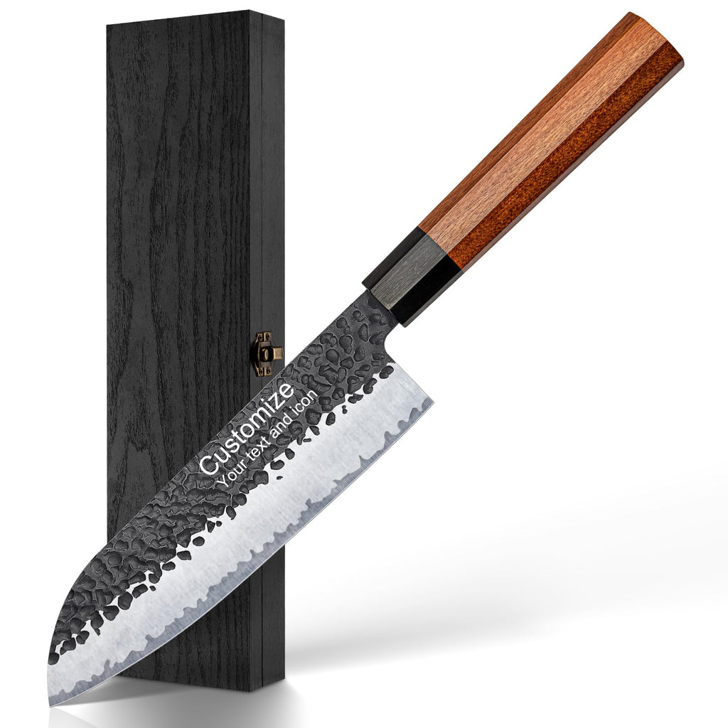 YONOVAK 8 Inch German Chef Knife in EN1.4116 High Carbon Steel, Ultra Sharp Non-Slip Full-Tang Handle Kitchen Knife, Dishwasher Safe Rust Resistant Chefs Knife, Thoughtful Birthday Gifts for Women