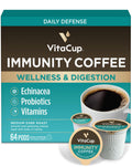 VitaCup Mushroom Coffee Pods, with Lions Mane for Memory & Clarity, 16ct