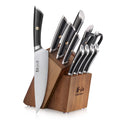 Cangshan ELBERT Series German Steel Forged Knife Block Sets (17-Piece, Black)