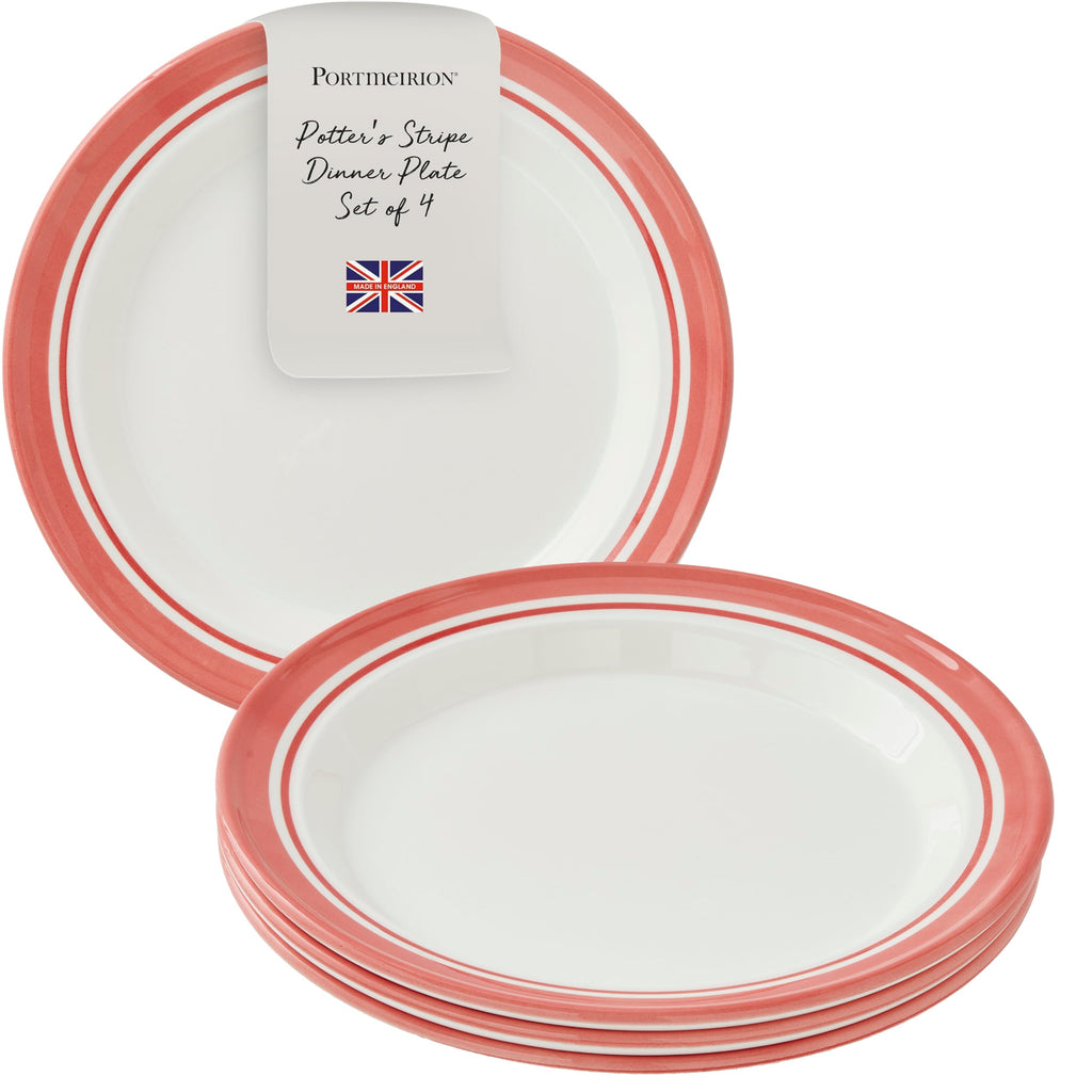 Portmeirion Potter's Mist Dinner Plate - Blue, Set of 4