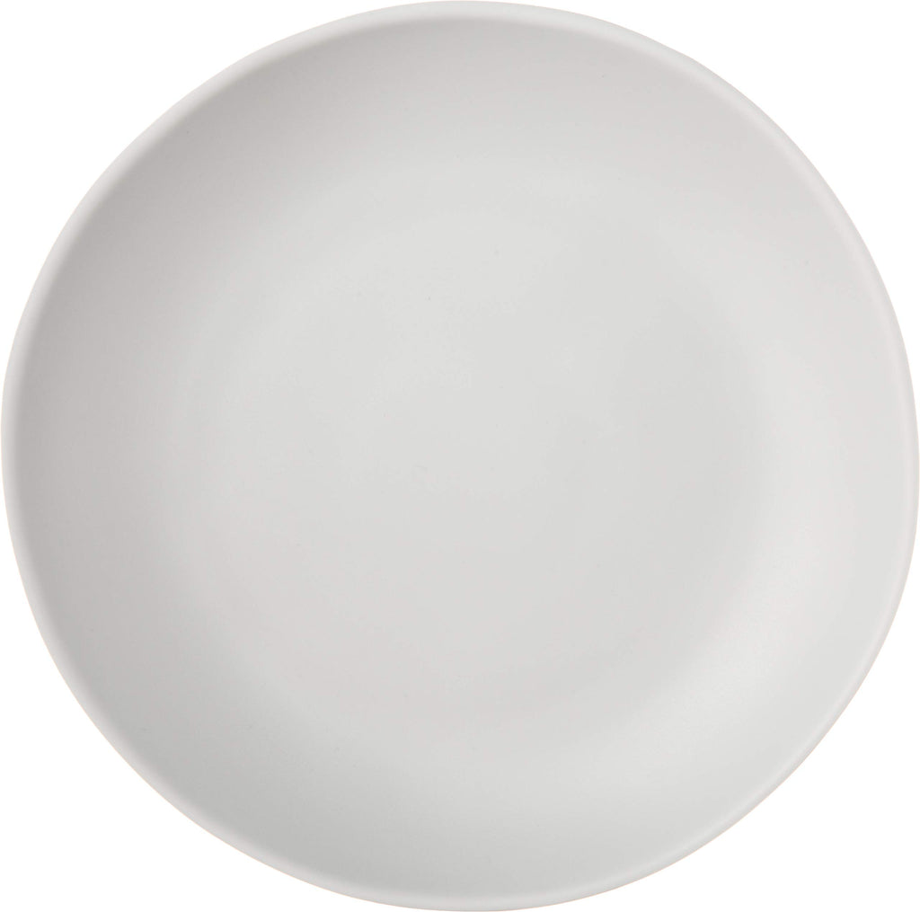 Carlisle FoodService Products Ridge Reusable Plastic Bowl Soup Bowl for Home and Restaurant, Melamine, 8 Ounces, Cement, (Pack of 24)