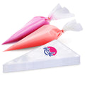Riccle Extra Large 24 Inch Piping Bags - 100 Textured Anti Burst Thickened Disposable Pastry Bags - Icing Piping Bags for Frosting - Ideal for Cakes and Cookies Decoration