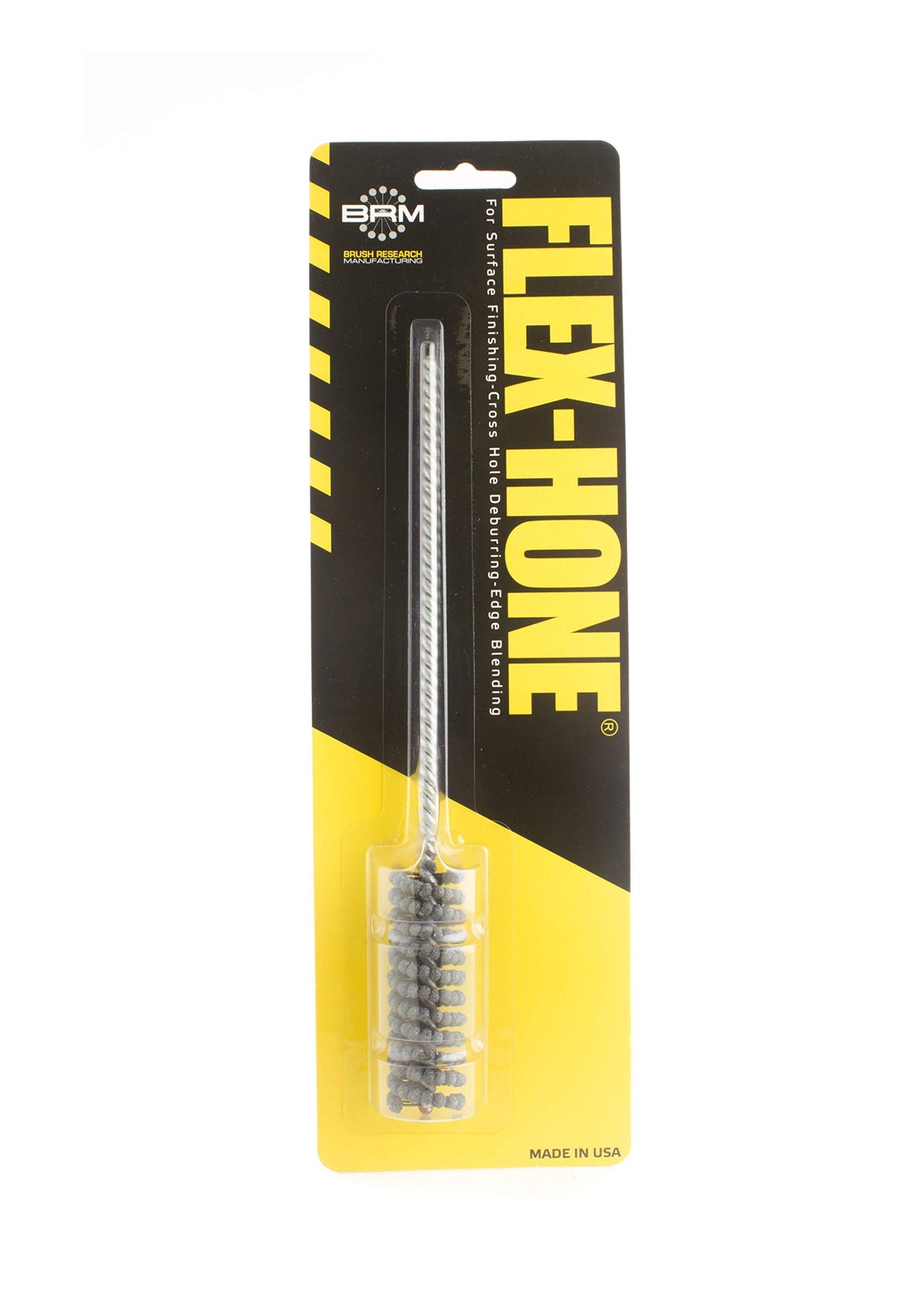 Brush Research BC3412 FLEX-HONE®, 3/4" (19mm) Diameter, 120 Grit, Silicon Carbide, For Mild Steel, Stainless Steel, Cast Iron and Softer Ferrous Materials
