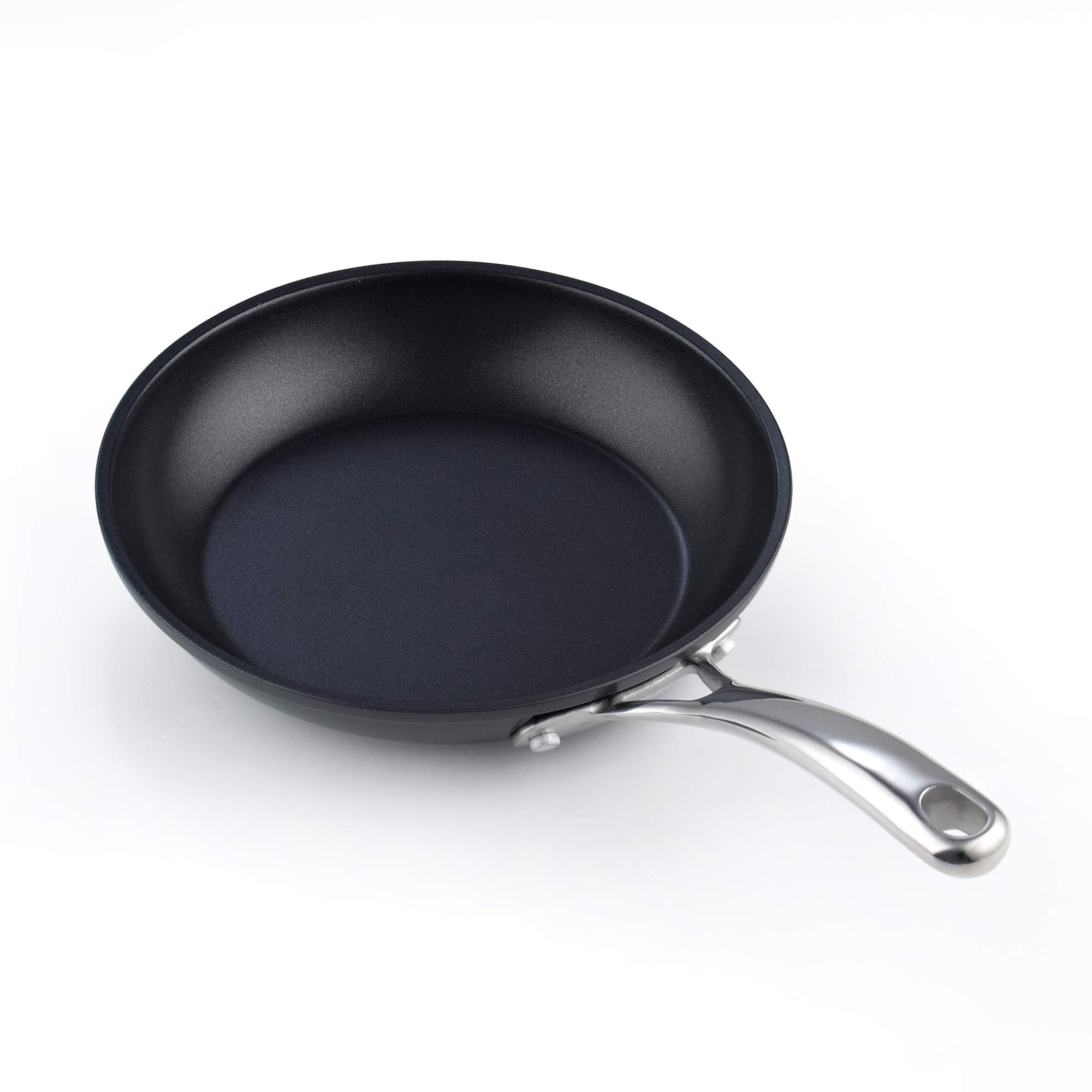 Cooks Standard Classic 8 Inch Hard Anodized Nonstick Frying Pan, Ceramic Non Stick Skillet, Induction Cookware Egg Omelette Pan, Oven Safe, Black & Apricot