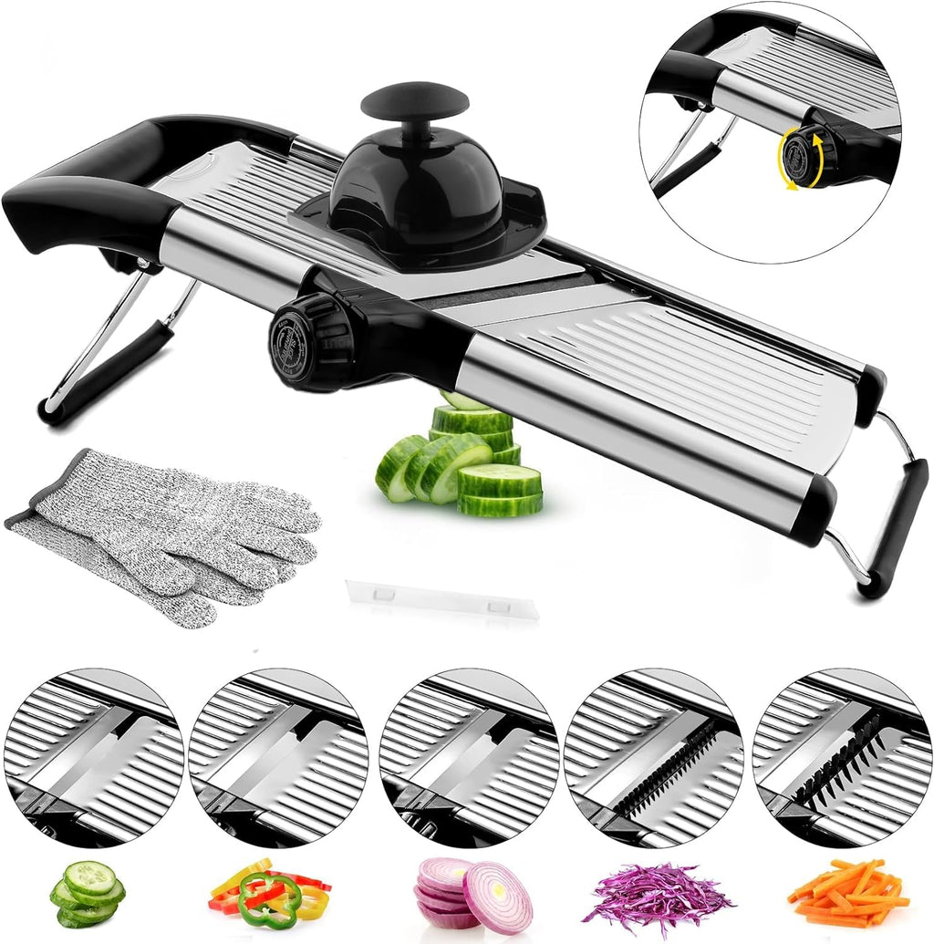 VEKAYA Mandoline Slicer for Kitchen, Vegetable Slicer
