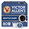 Victor Allen's Coffee Seattle Dark, Dark Roast, 80 Count, Single Serve Coffee Pods for Keurig K-Cup Brewers