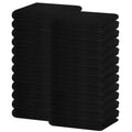 Homaxy 100% Cotton Waffle Weave Kitchen Dish Towels, Ultra Soft Absorbent Quick Drying Cleaning Towel, 13 x 28 Inches, 24-Pack, Black