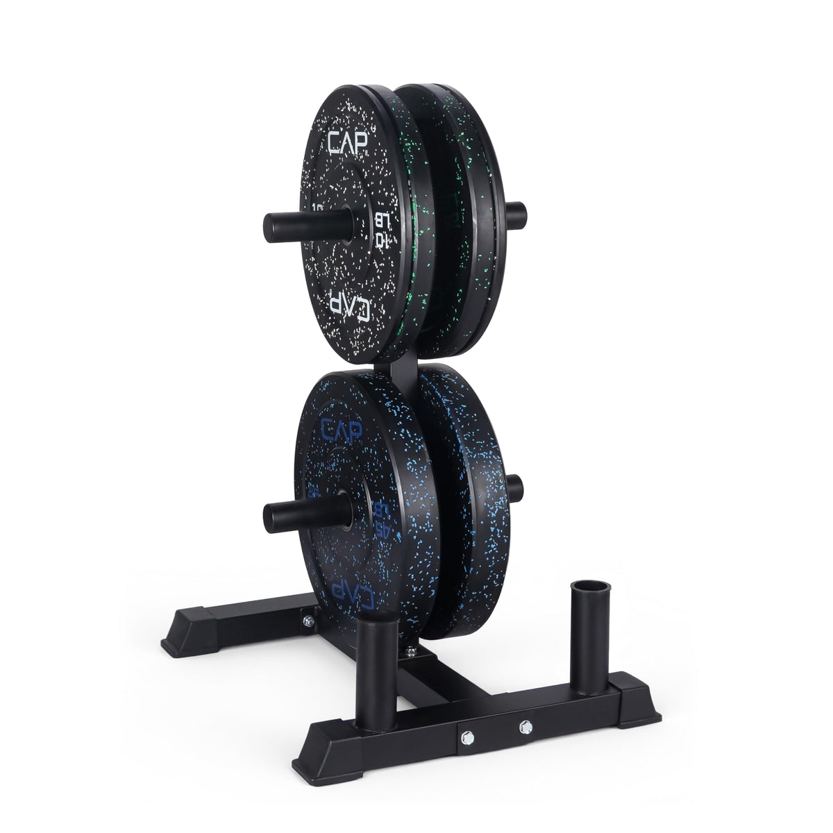 CAP 260lb Competition Olympic Bumper Plate Weight Set