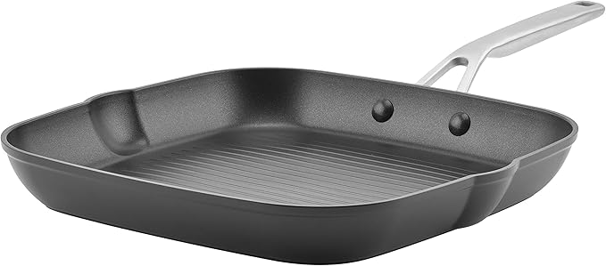 KitchenAid Hard-Anodized Nonstick Saucepan with Lid, 2-Quart