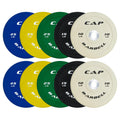 CAP 260lb Competition Olympic Bumper Plate Weight Set