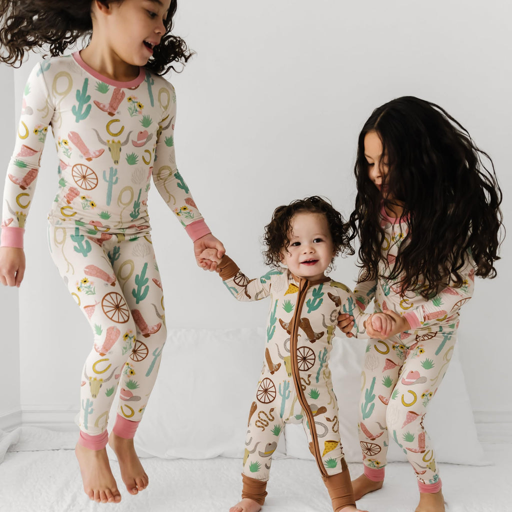 Little Sleepies Baby Pajamas, Caramel Ready to Rodeo, Newborn