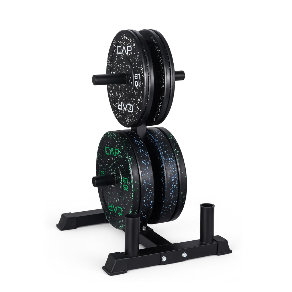 CAP 260lb Competition Olympic Bumper Plate Weight Set