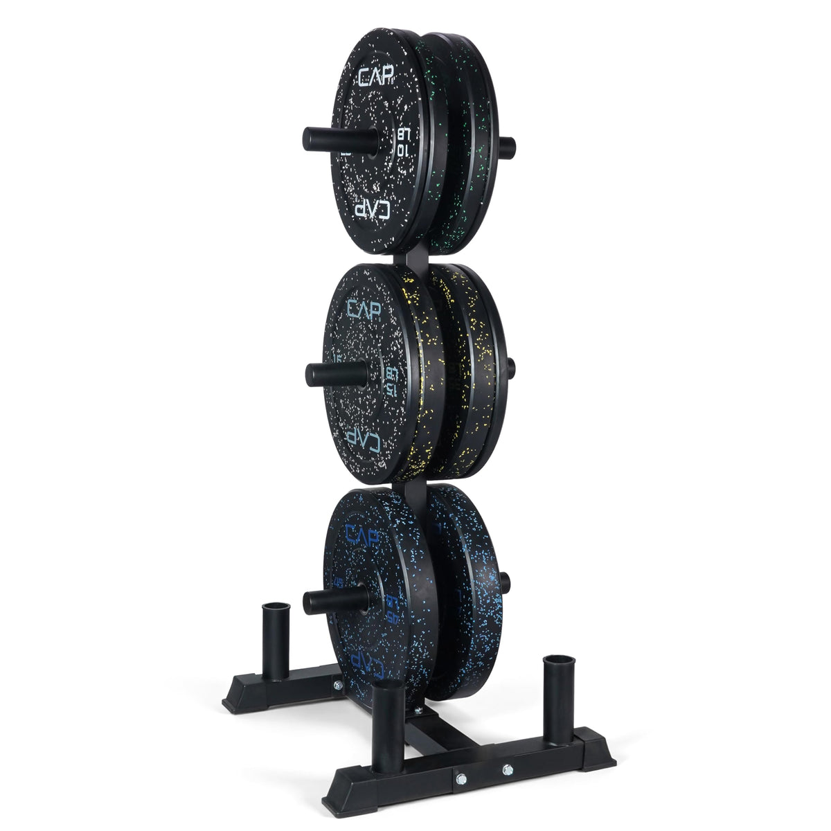 CAP 260lb Competition Olympic Bumper Plate Weight Set