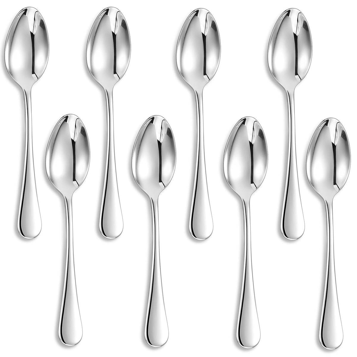 KEAWELL Premium Verona 4-Piece 9-Inch Serving Spoon Set (4, Serving Spoons)