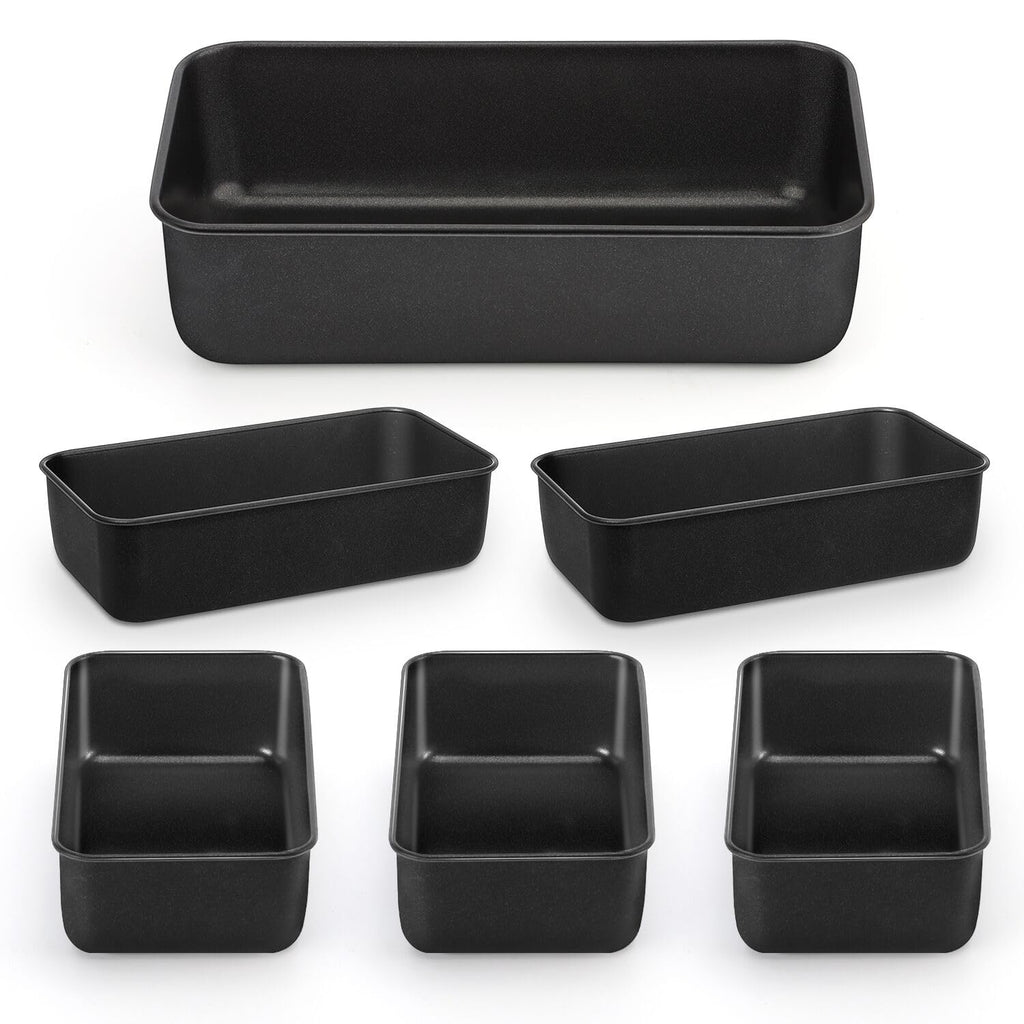 LIANYU Loaf Pan for Baking Bread, 9x5In Stainless Steel Bread Pan, 4 Pack