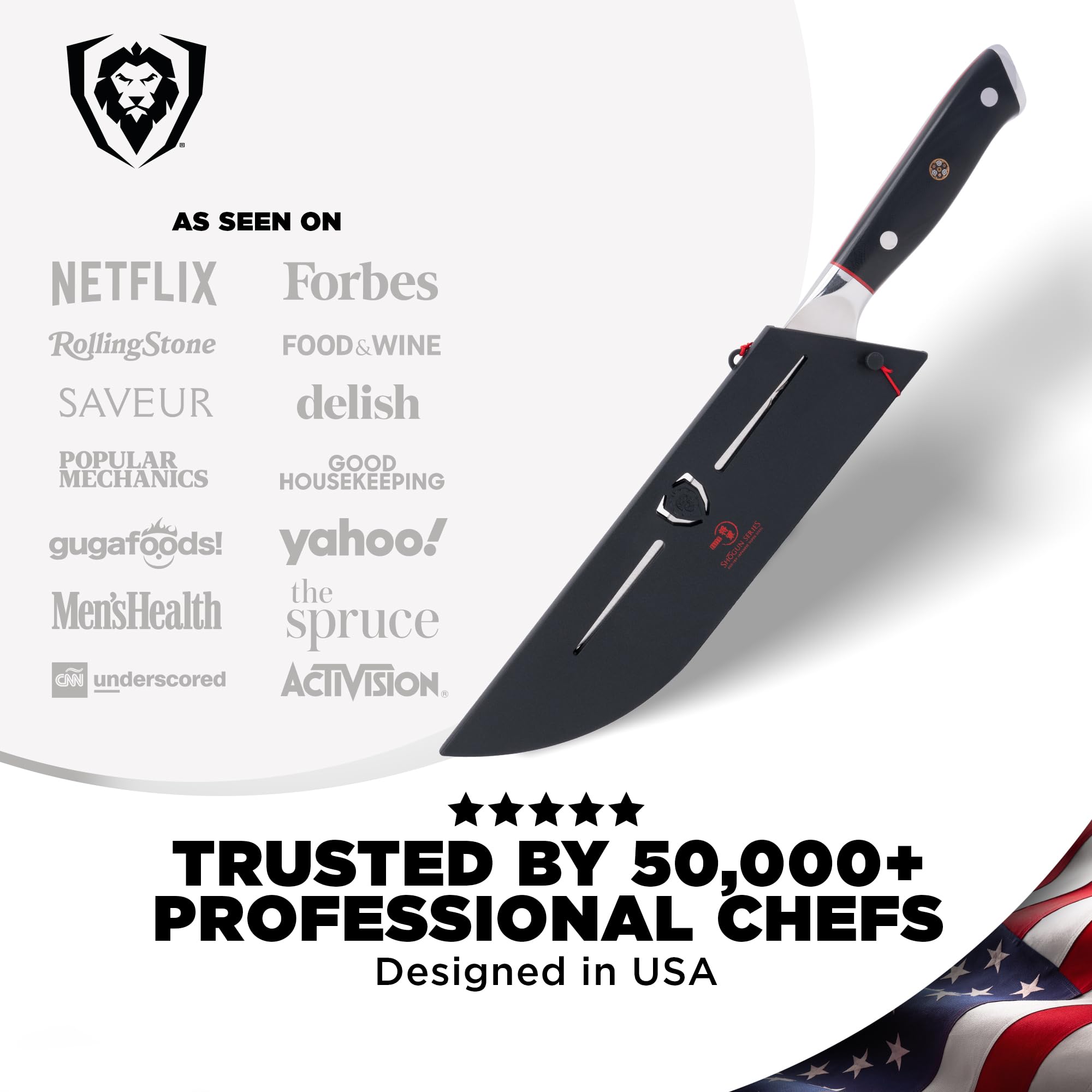 Dalstrong 8" Pitmaster BBQ Knife — Forked Tip & Built-In Bottle Opener — AUS-10V Japanese Steel, 62+ HRC — For Grilling, Smoking & BBQ Service — G10 Handle, Shogun ELITE, customer support
