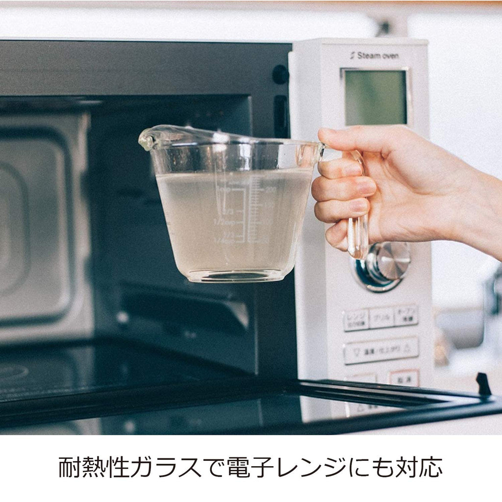 HARIO MJP-250-GR Measuring Cup, 8.5 fl oz (250 ml), Practical Capacity, 8.5 fl oz (250 ml), Gray, Made in Japan