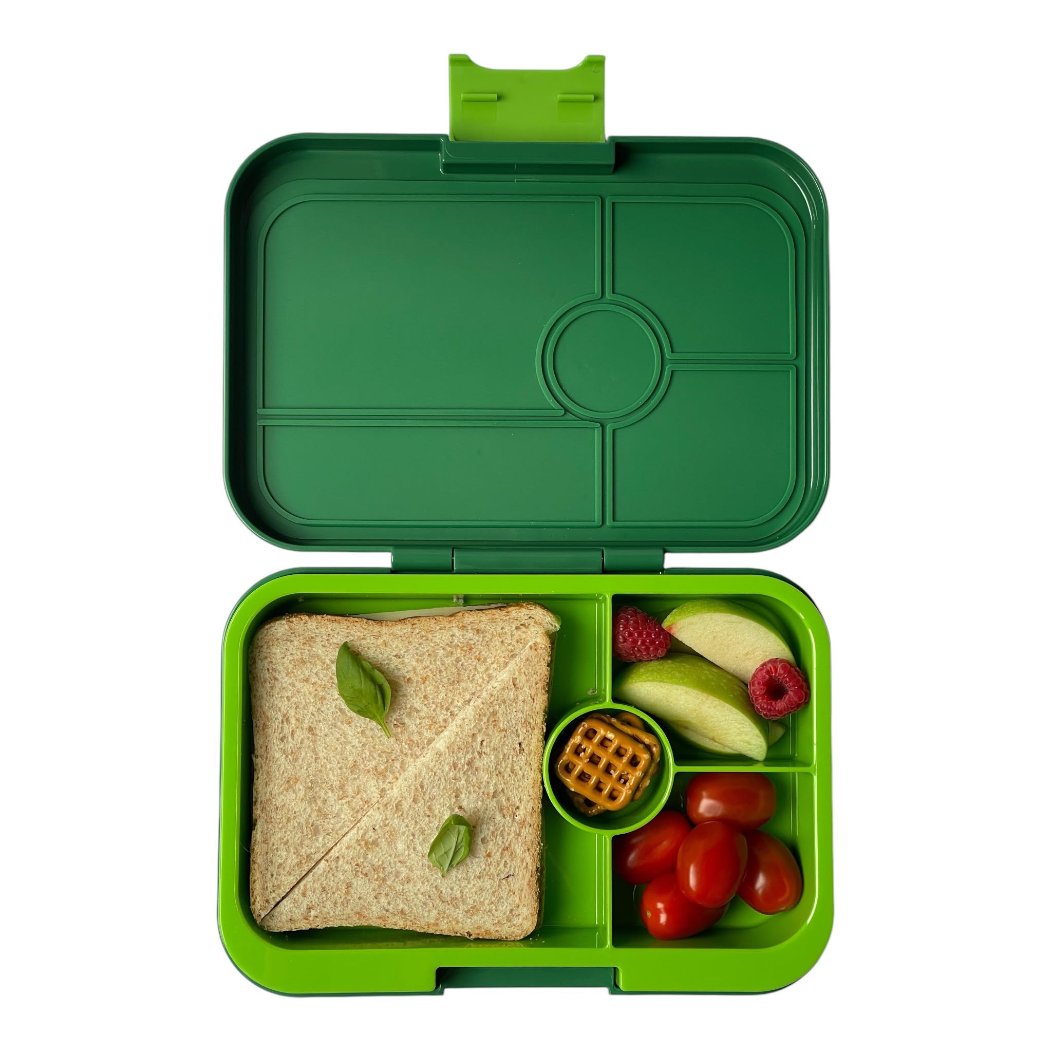 Yumbox Tapas Leakproof Bento Box, 4 Compartments, Palm Green