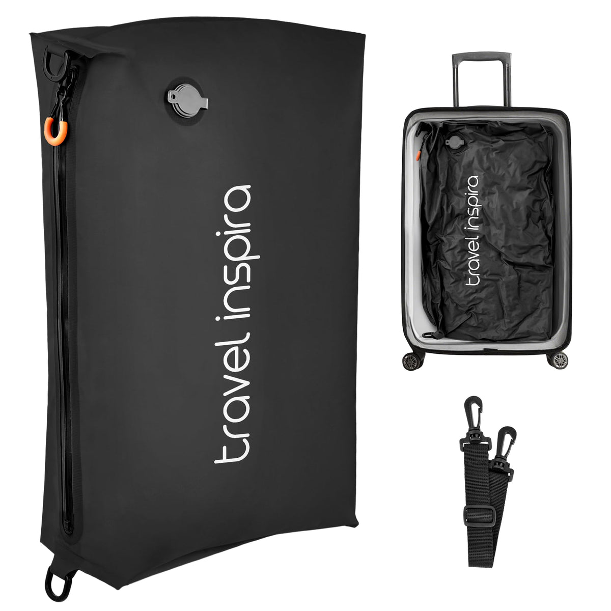 Compression Packing Cube with Electric Pump, Waterproof Travel Storage Bag