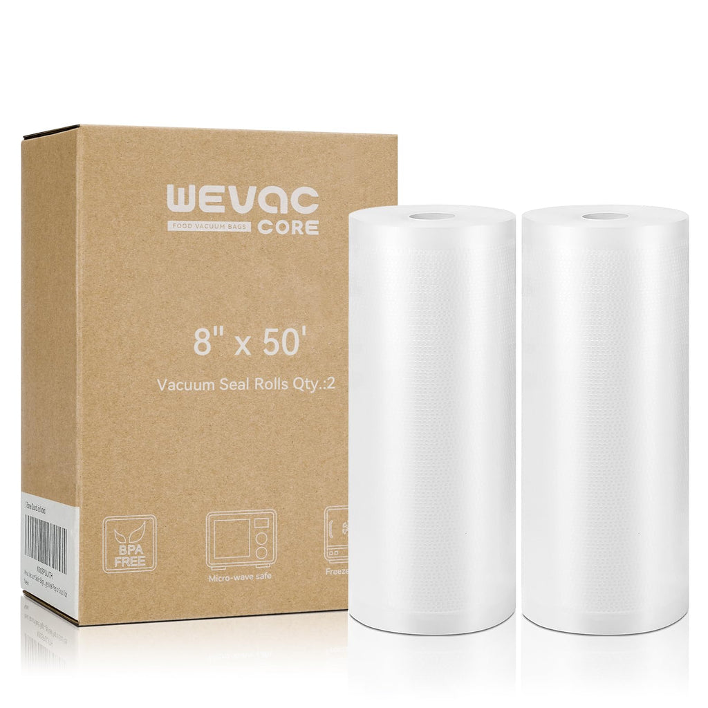 Wevac Vacuum Sealer Bags for Food 11x16 6 Rolls, Fit Food Saver Machines