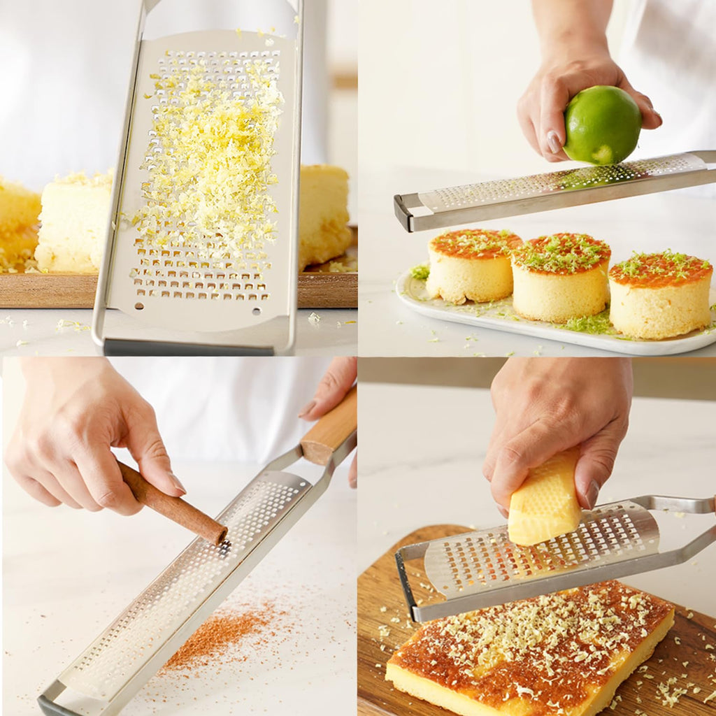 AGIgear Professional Cheese Graters for Kitchen Stainless Steel Handheld