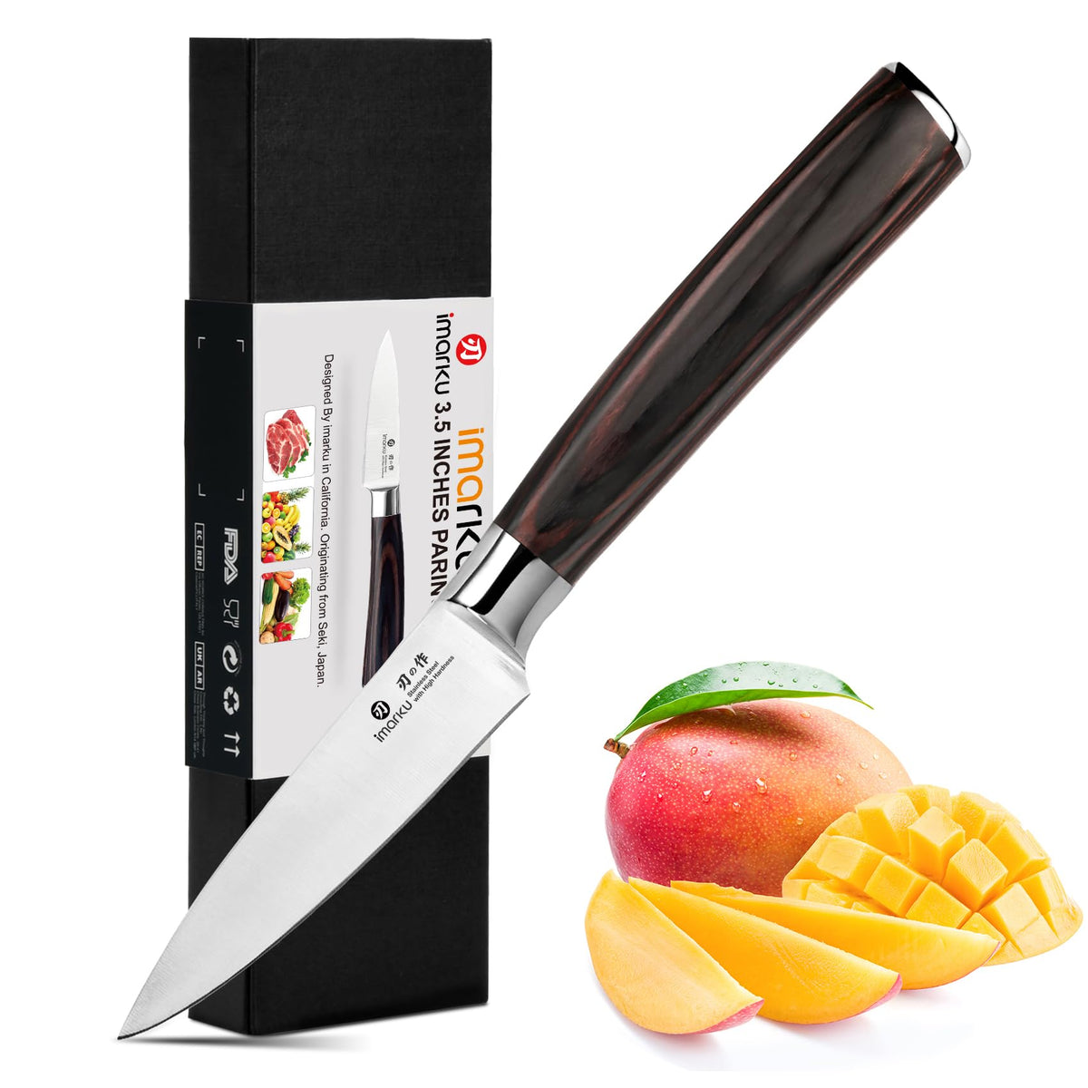 imarku Japanese Chef Knife-Sharp Kitchen Knife 8 Inch, Gift for Mom & Dad