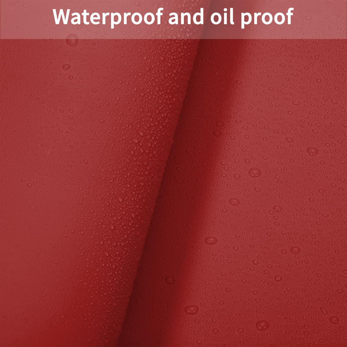 Zinkooat Dresser Cover Top - Can Be Used On Both Sides Waterproof and Easy to Clean Good Flatness Used for Dresser Table(Black+Wine Red 10x36)