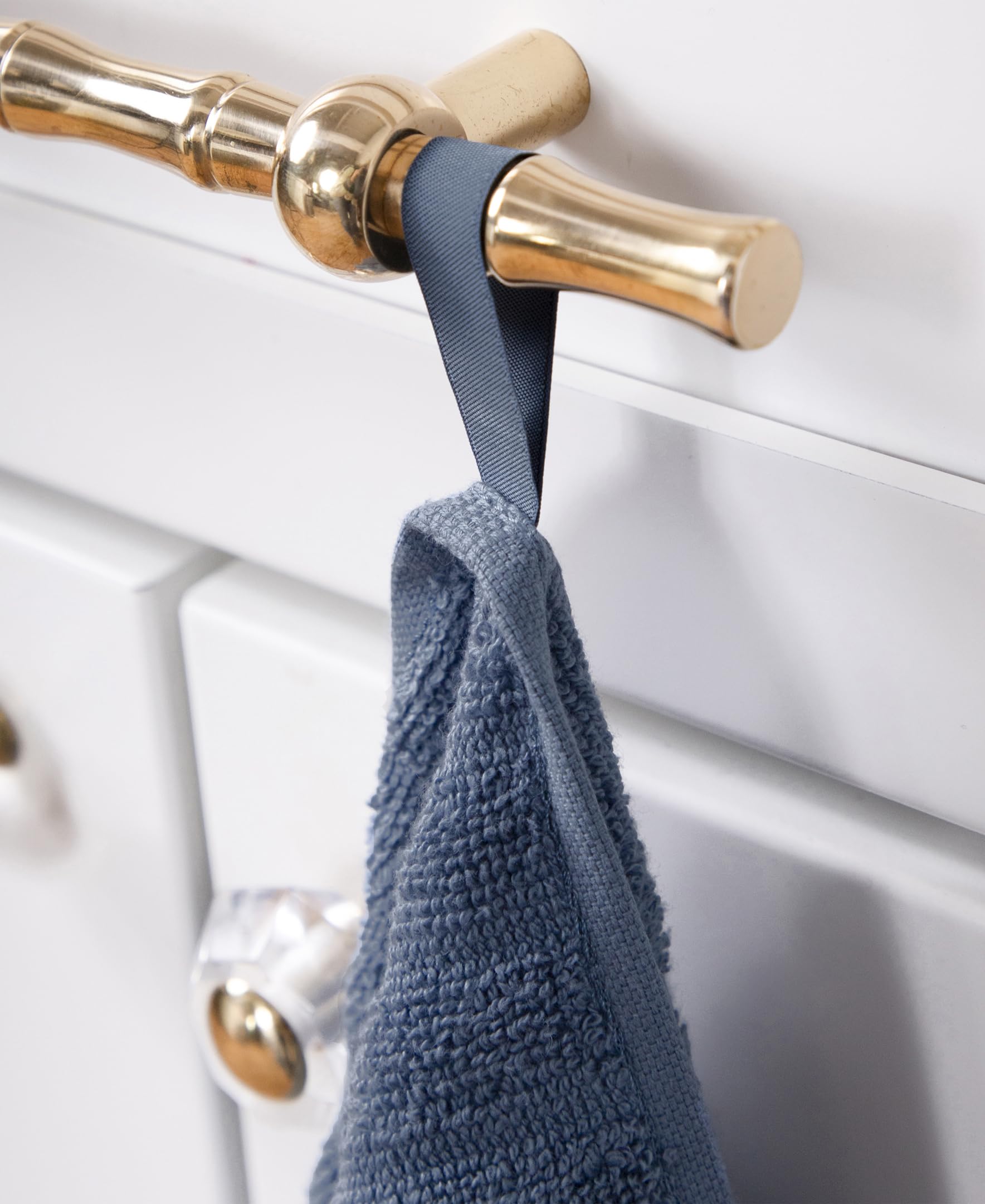 All-Clad Solid Kitchen Towels: Highly Absorbent, Super Soft Long Lasting - 100% Cotton, 17"x30" Tea Towels for Cleaning & Drying Dishes, Pans, Glassware, or Countertops, (2-Pack), Indigo