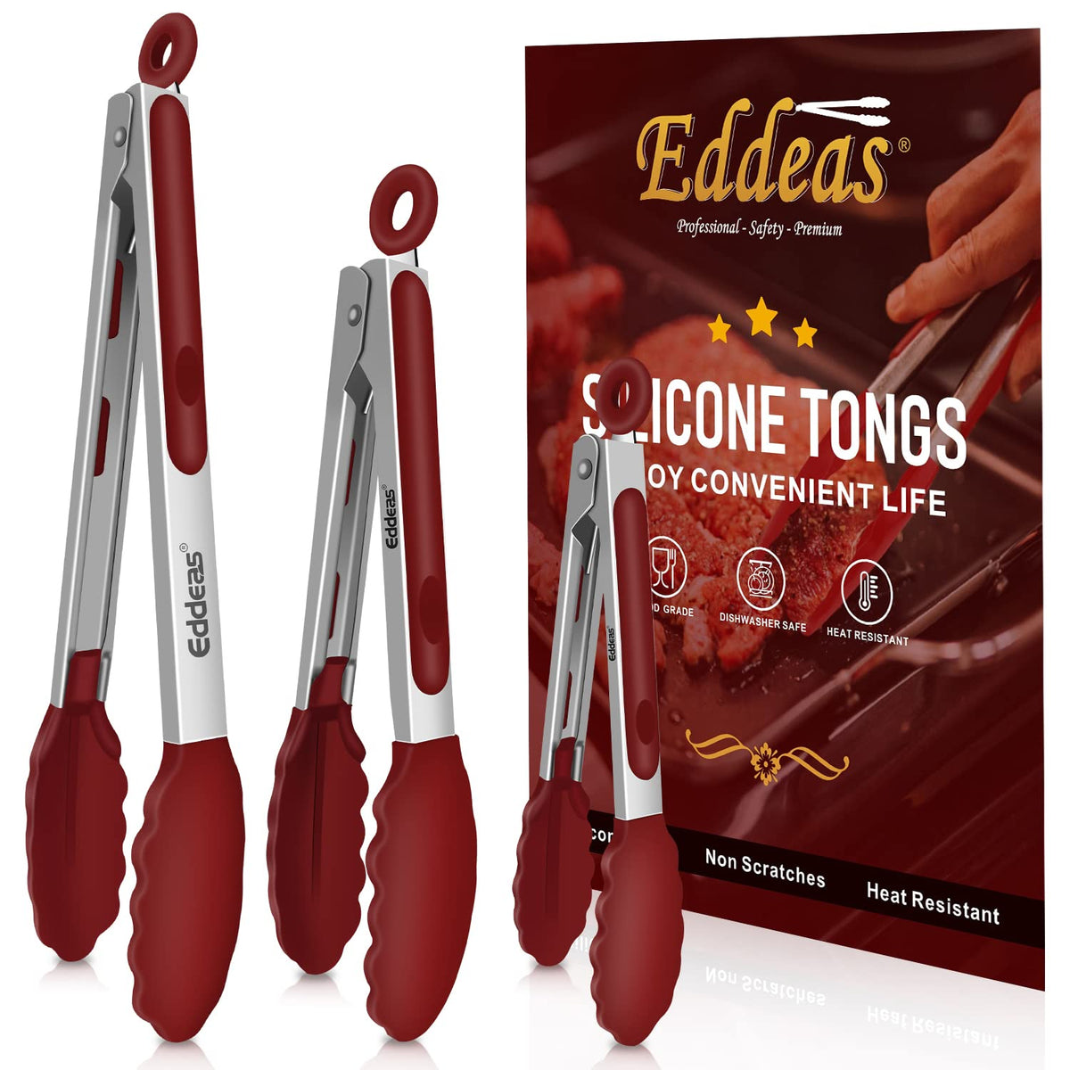 12PCS Mini Tongs For Serving, 2 Sizes 6 & 4 Inch Ice Tongs Mini Gold Sugar Stainless Steel Tong, Small Kitchen Tiny Food Tongs for Appetizers,Tea Party, Coffee Bar,Desserts & Ice Bucket