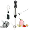 Weavelife 3-in-1 Cordless Hand Blender Set - One-Touch Control & Safety Lock, Immersion Blender with Whisk and Frother for Lattes, Desserts, Soups, Dishwasher-Safe
