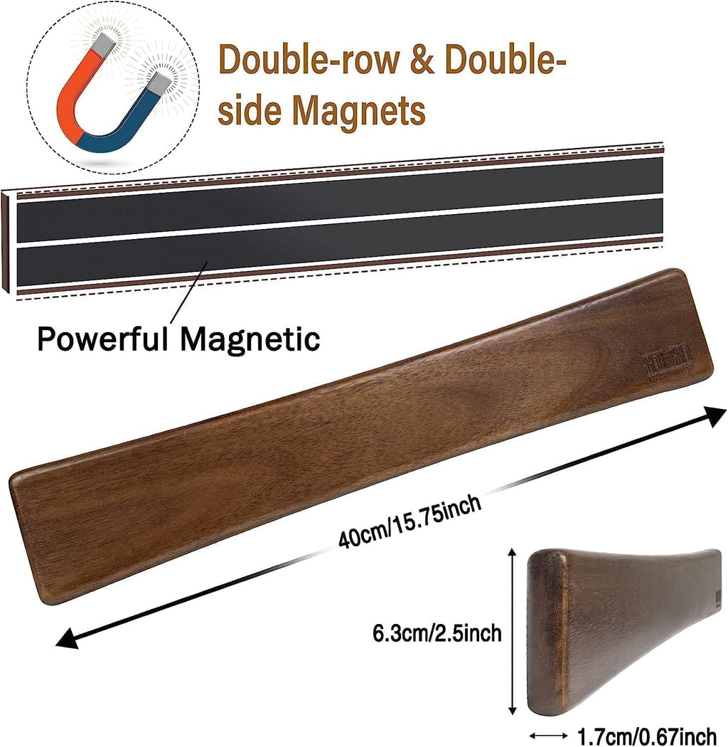 Knife Set with Magnetic Knife Strip 8 Piece, High Carbon Stainless Steel