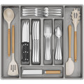 Lifewit Silverware Organizer, Plastic Kitchen Utensil Drawer Tray