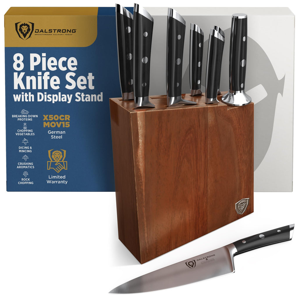 Dalstrong 8-Pc Knife Block Set - German High-Carbon Steel