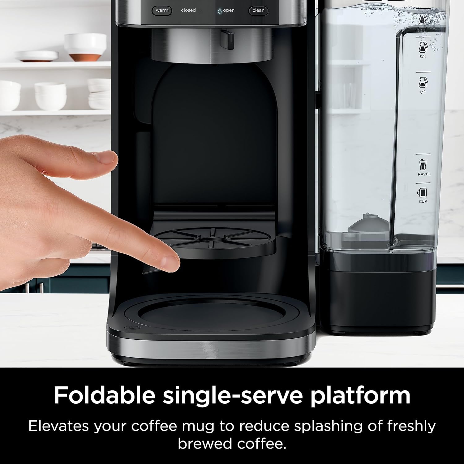 Ninja (Refurbished) Drip Coffee Maker | DualBrew Pro Hot & Iced Coffee | Compatible with K-Cup Pods | 3 Brew Styles (Classic, Rich, & Iced) | 60oz Removable Reservoir & Dishwasher Safe | (Renewed)
