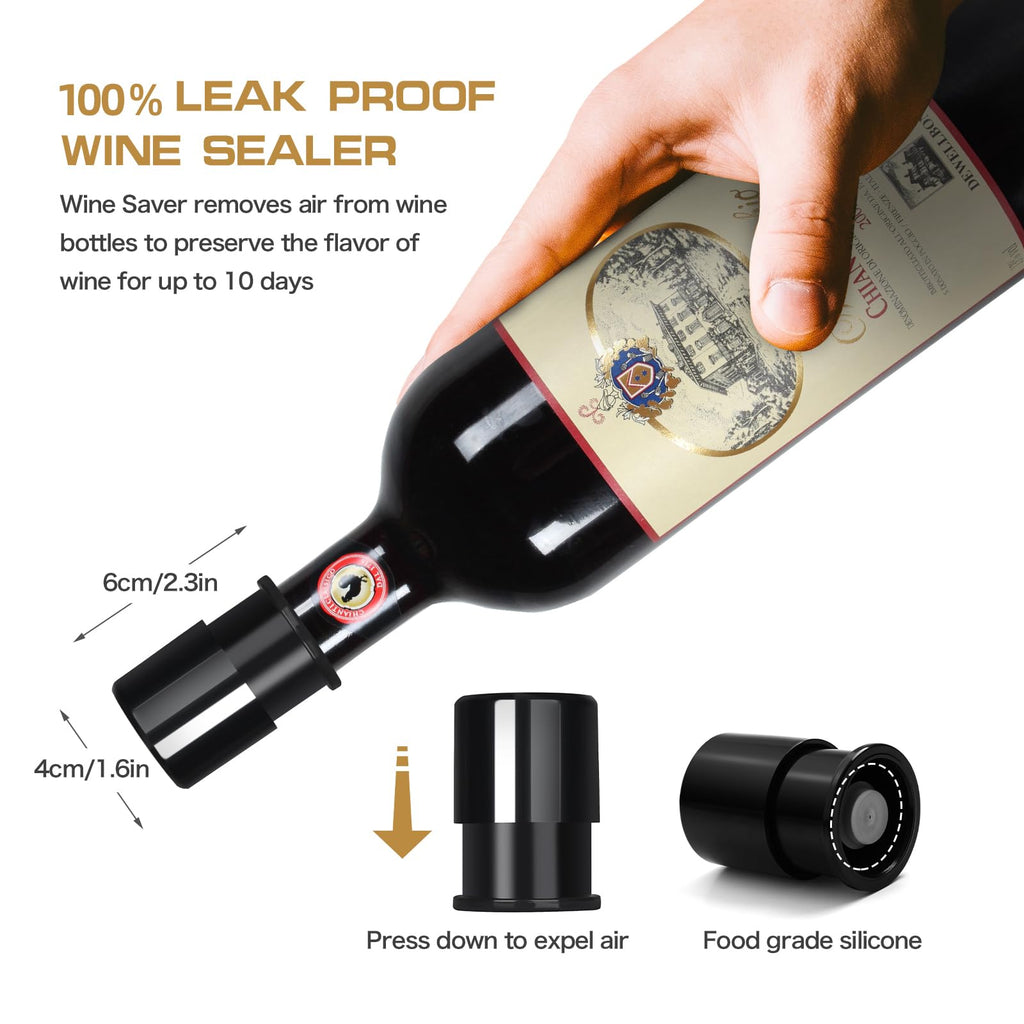 BLUBYEES Electric Wine Aerator and Automatic Wine Dispenser