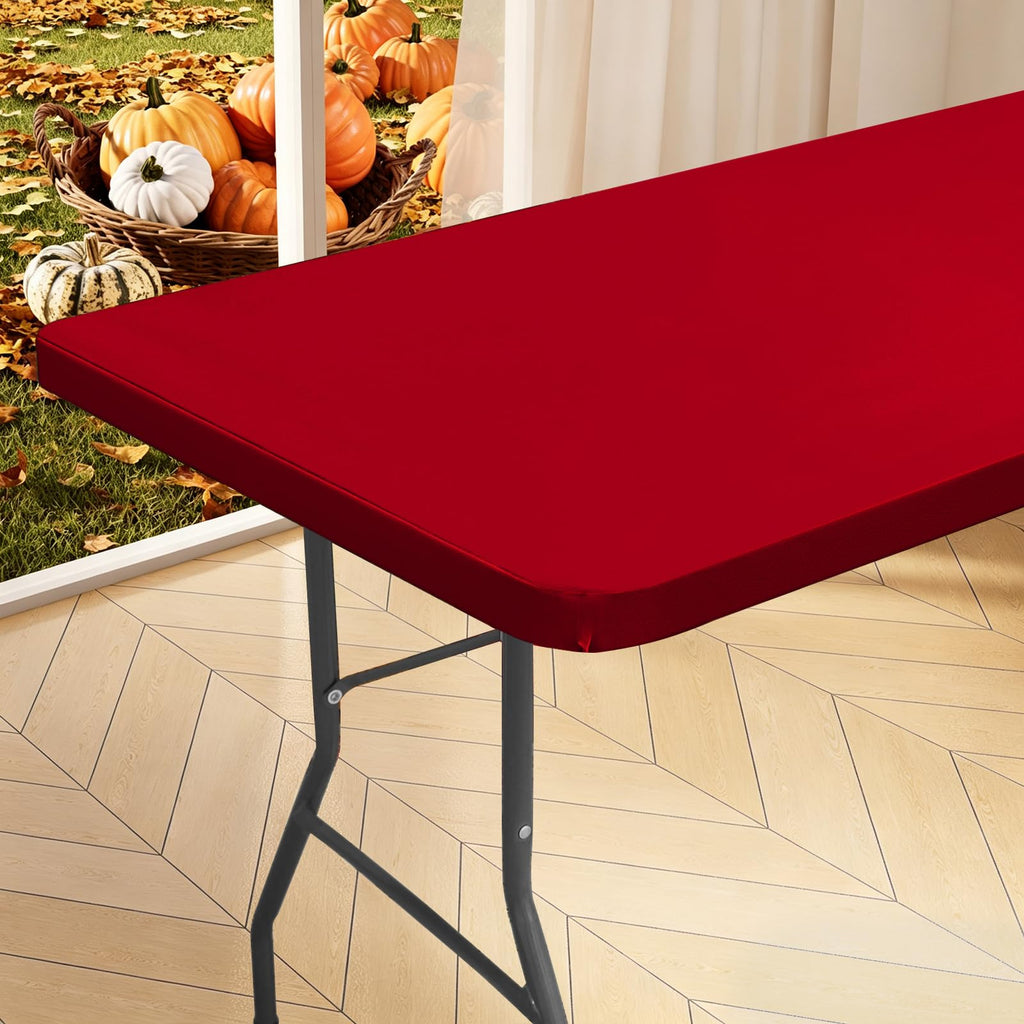 homing Rectangle Table Cloth Cover 5 Foot Elastic Fitted Tablecloth