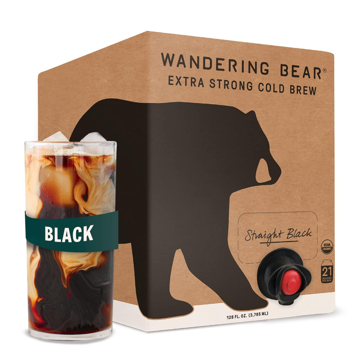 Wandering Bear Organic Caramel Cold Brew On Tap - 96 fl oz, Iced Coffee