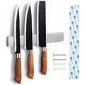 Enkrio 11.8 Inch Stainless Steel Knife Magnetic Strip with 3M Type, Silver