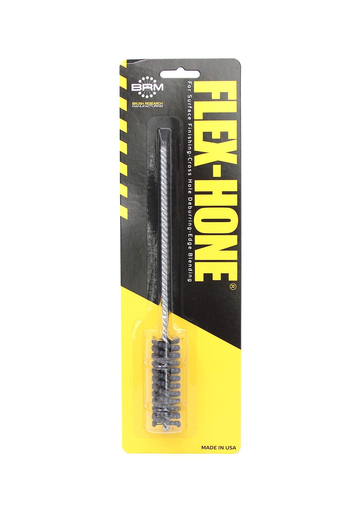 Brush Research BC5812 FLEX-HONE®, 5/8" (16mm) Diameter, 120 Grit, Silicon Carbide, For Mild Steel, Stainless Steel, Cast Iron and Softer Ferrous Materials
