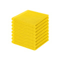 Homaxy 100% Cotton Waffle Weave Kitchen Dish Cloths, Ultra Soft Absorbent Quick Drying Dish Towels, 12 x 12 Inches, 8-Pack, Yellow