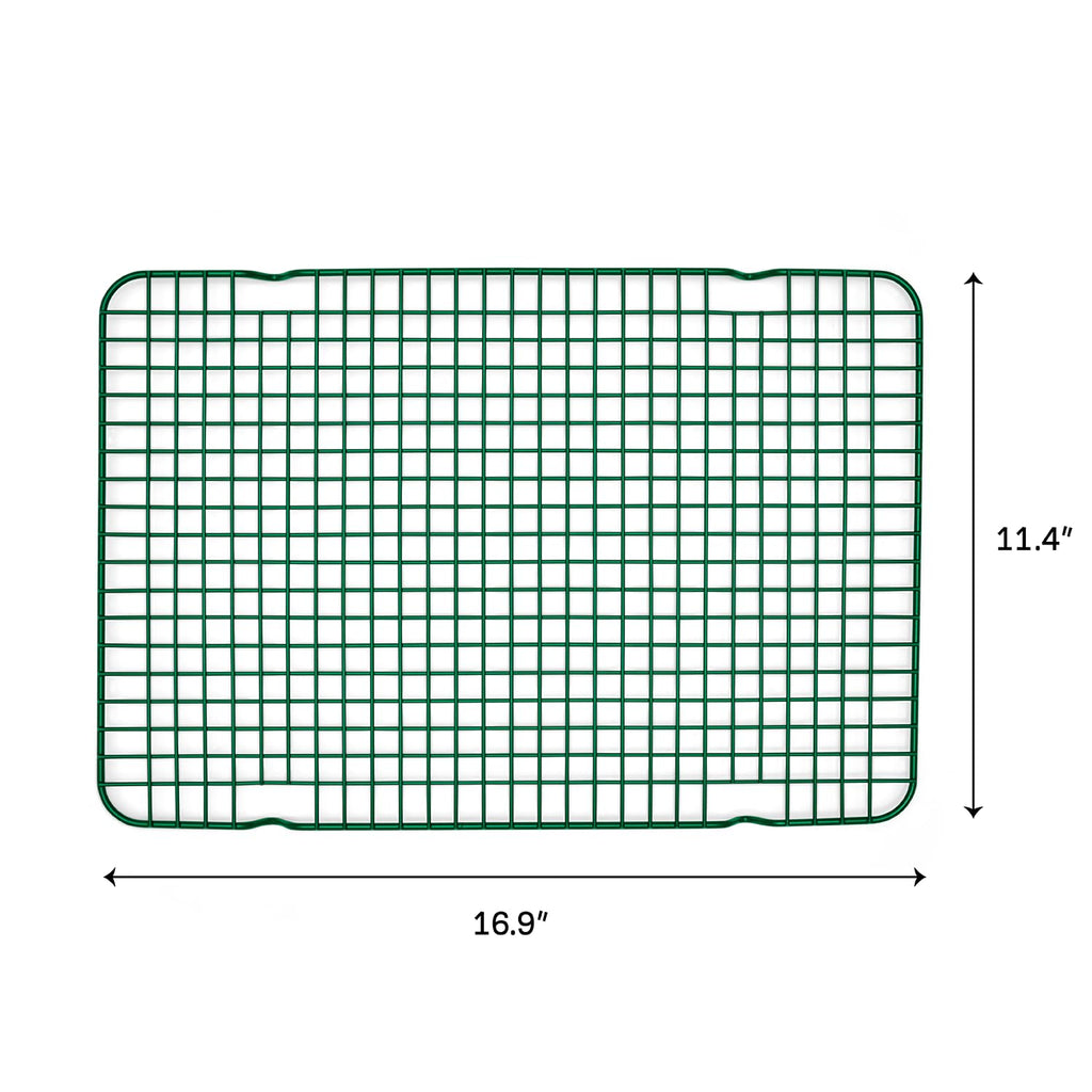 Great Jones Non Stick Wire Cooling Rack (Broccoli) – Fits Half Sheet