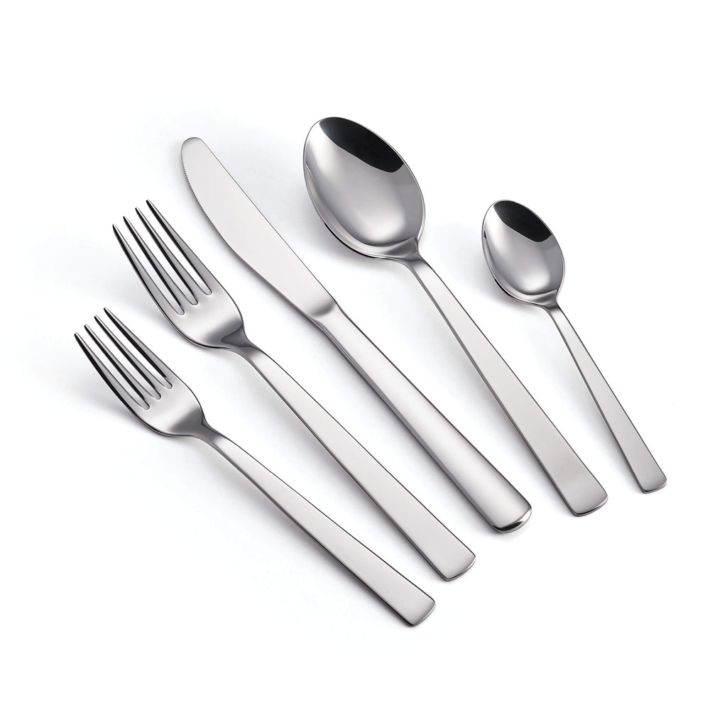 Tramontina 45 Piece Silverware Set - Firenze Utensils Set