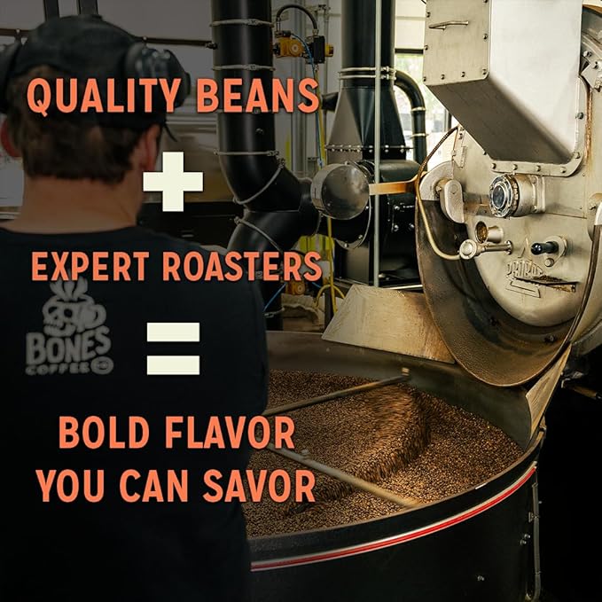 Bones Coffee Company Fallout Collector's Box Flavored Coffee, Low Acid Medium Roast Arabica Beans Coffee Gifts, Fallout Series Inspired, For Auto Drip and French Press,12 oz Pack of 3 Ground