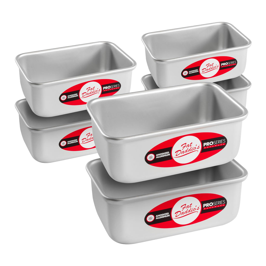 Fat Daddio's BP-5643 Anodized Aluminum Bread Loaf Pan, 9 x 5 x 2.5 inch