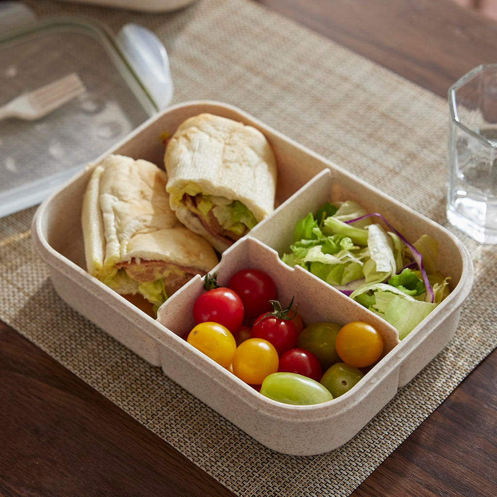 SEVENY Bento Lunch Box For Adults & Body Builders, White