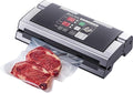 MAGIC SEAL 16-Inch Nozzle Vacuum Sealer for Food Storage - Works with Mylar & Smooth/Non-Textured Bags, No Textured Bags Needed, 250W, 8mm Extra-Wide Seal, 2X Suction Pump - MS180
