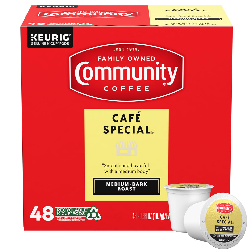 Community Coffee Grandma's Sugar Cookie Keurig K-Cup Pods, Limited Edition Holiday Flavor, Natural Ingredients, 10 Count (Pack of 1)
